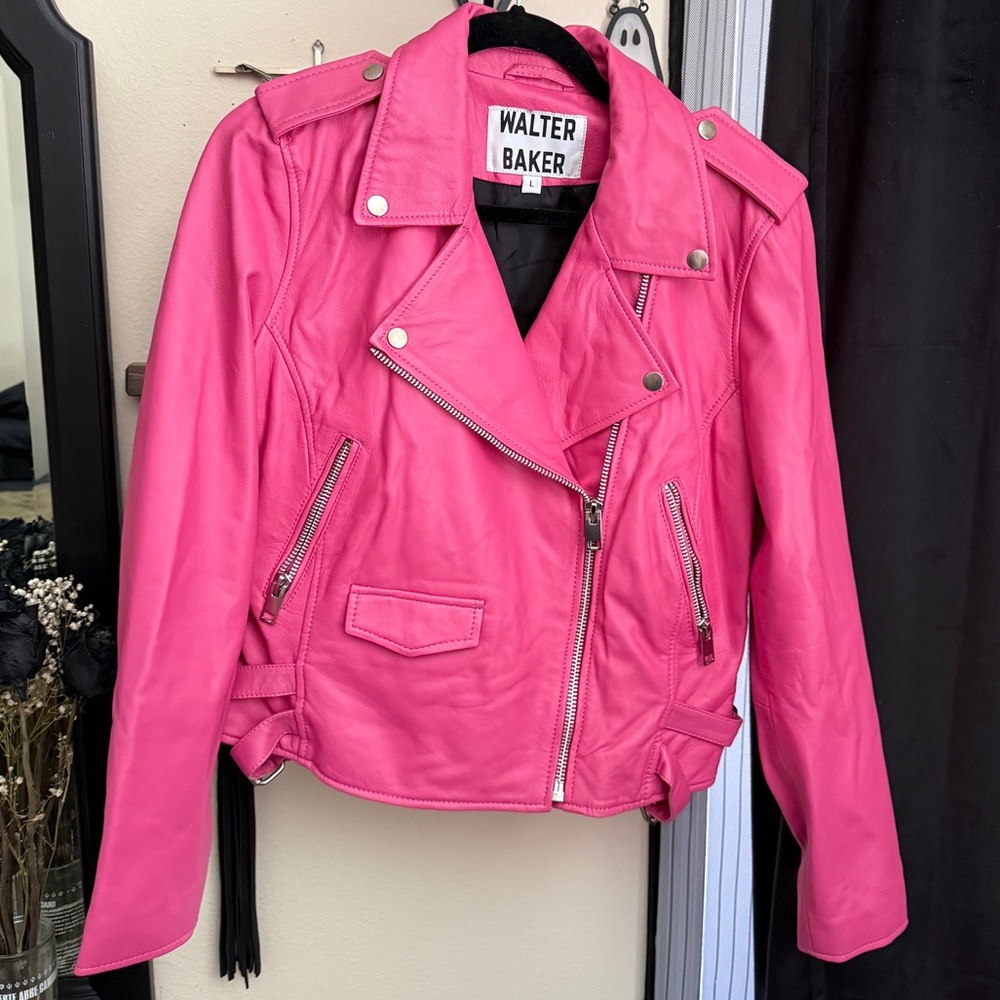 Walter Baker Liz Leather Moto Jacket